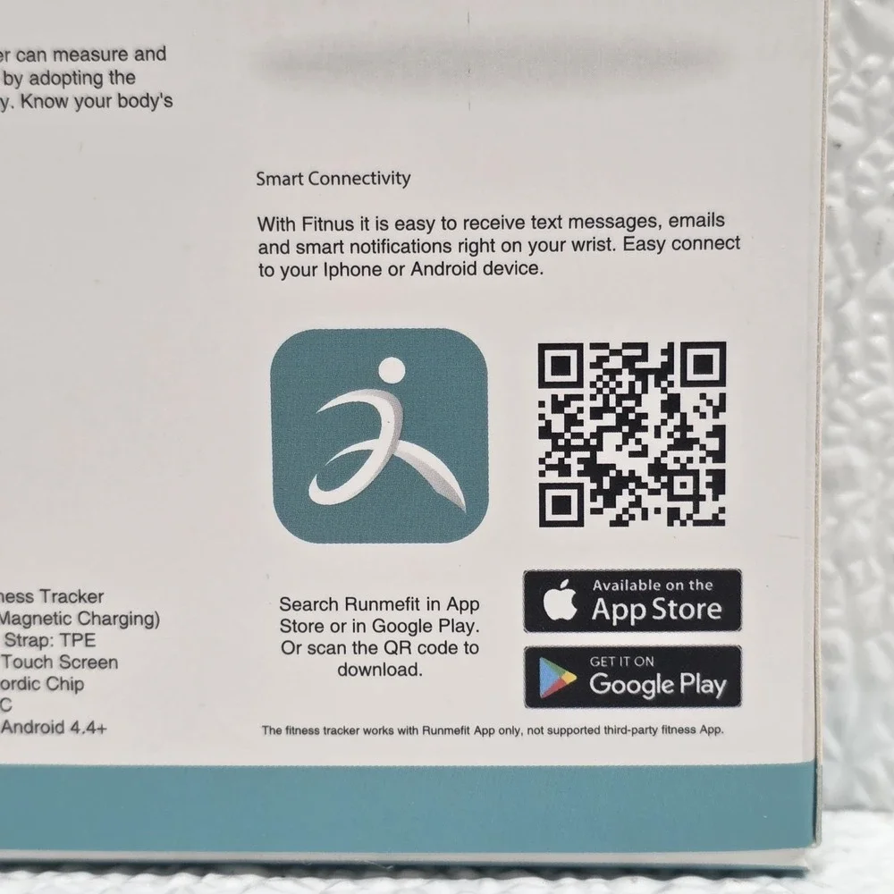 FITNUS Smart Watch Fitness Tracker V2 - New In Box